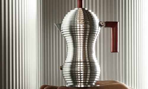Cafetera Pulcina por Michele De Lucchi, The Best in design, Alberto Alessi, diseñador