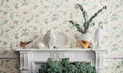 Hummingbirds Wallpaper de la colección Icons de Cole & Son