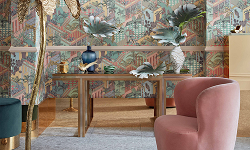 Miami Wallpaper de la colección Icons de Cole & Son