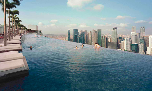 Piscina del Marina Bay Sands
