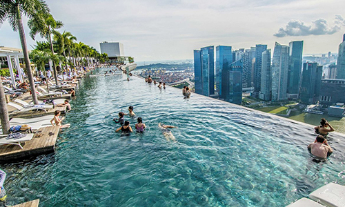 Piscina del Marina Bay Sands