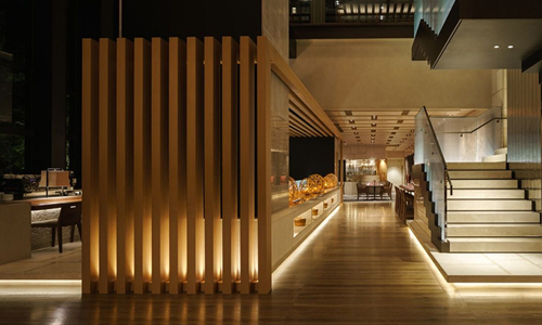 Brasserie en Four Seasons, Kyoto, Japón