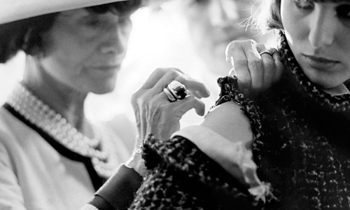 Douglas Kirkland en sesión con Coco Chanel Paris 1962