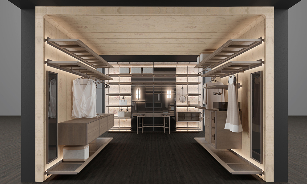 Reiwa Walk-in Closet by Giorgetti