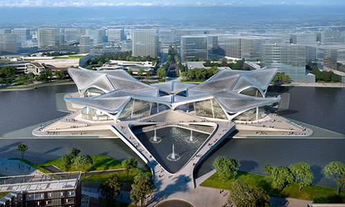 Centro de Arte Cívico Zhuhai Jinwan | Zaha Hadid Architects.