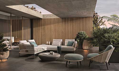Colecciones Patio y Lido Cord Outdoor | GamFratesi + Minotti.