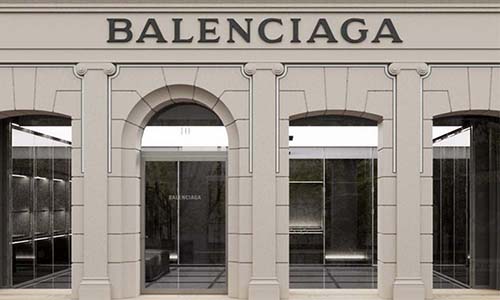 Balenciaga reinaugura boutique debajo de su histórico taller en París.