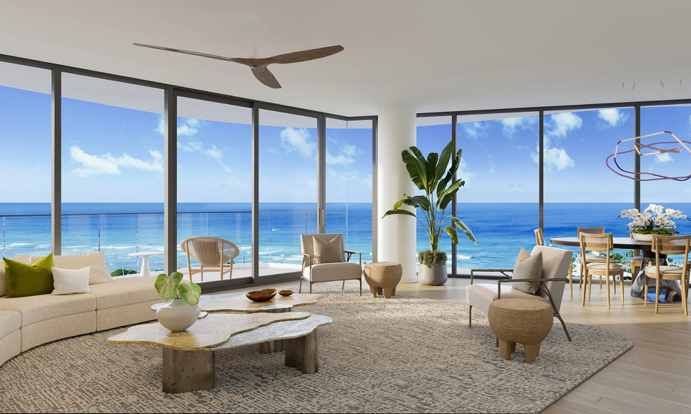 Así luce el nuevo rascacielos residencial de Arquitectonica en Honolulu