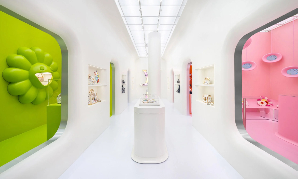 Así luce la nueva tienda efímera de Louis Vuitton + Murakami en NY