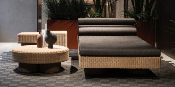Elisa Ossino diseñó su primera colección de muebles outdoor para Molteni&C.