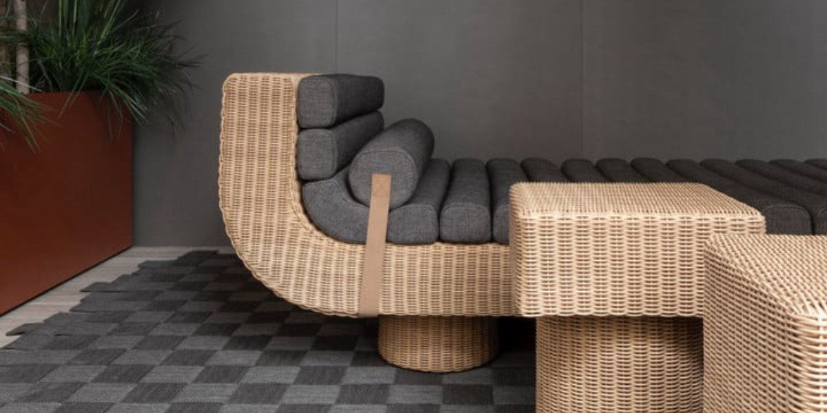 Elisa Ossino diseñó su primera colección de muebles outdoor para Molteni&C
